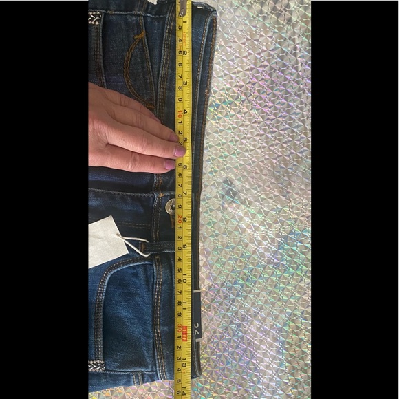 *NOT FOR SALE/SOLD* Zara Rhinestone Jeans BNWT Mid Rise skinny - Picture 5 of 6
